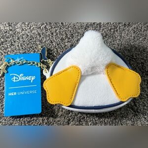 Her Universe Disney Duck Coin Purse - White and Yellow